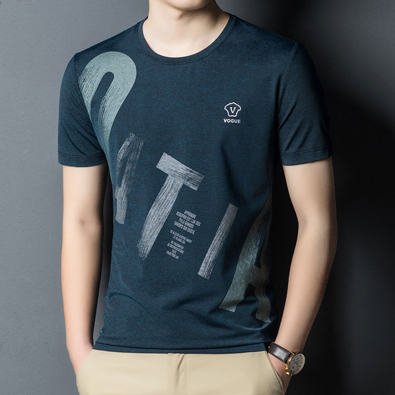 mens printed short sleeve t shirt